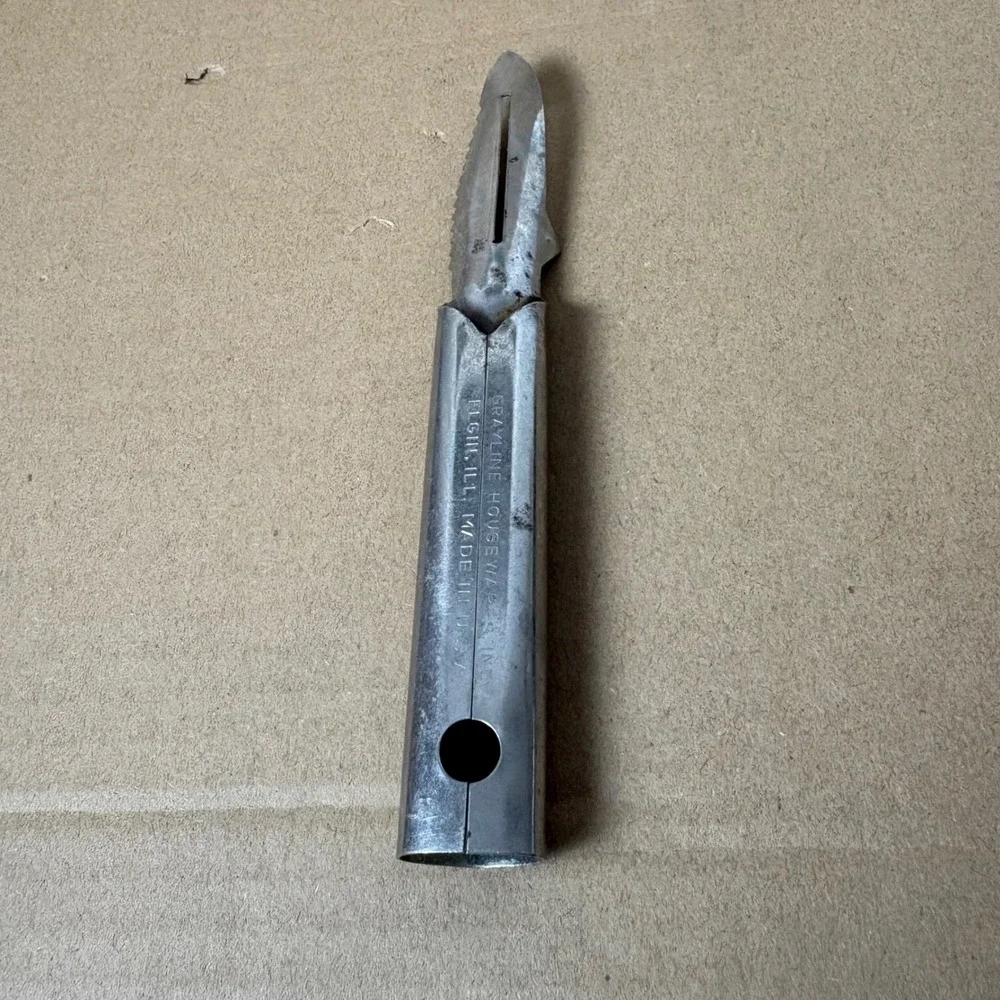 Real-A-Peel Grayline Housewares Inc Elgin Ill USA Peeler Serrated‎ Edge Vintage